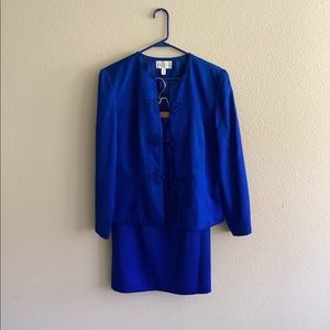 Vintage Adrianna Papéll skirt and blazer set